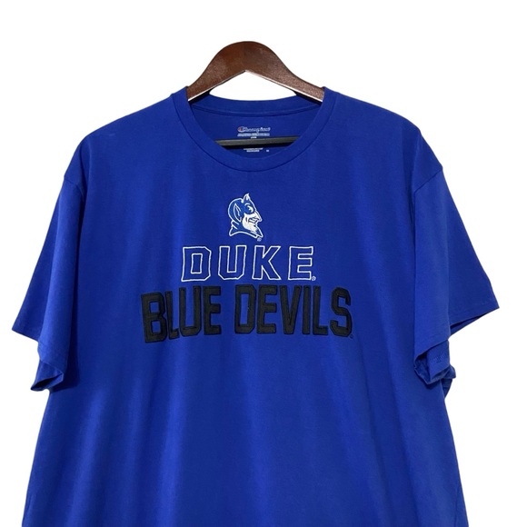 Champion Duke Blue Devils Athleticwear  T-Shirt Electric Blue - Picture 2 of 11